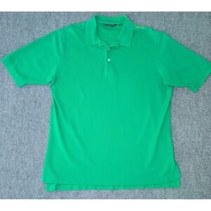 Polo Golf Ralph Lauren Men's XL Polo Shirt Green 100% Cotton Casual Short Sleeve